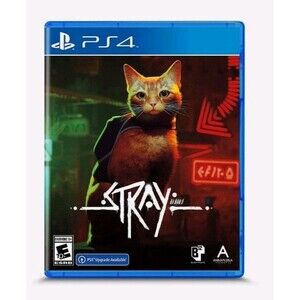 Stray PS4 PlayStation 4 PS5 Upgrade E Everyone NEW Excellent